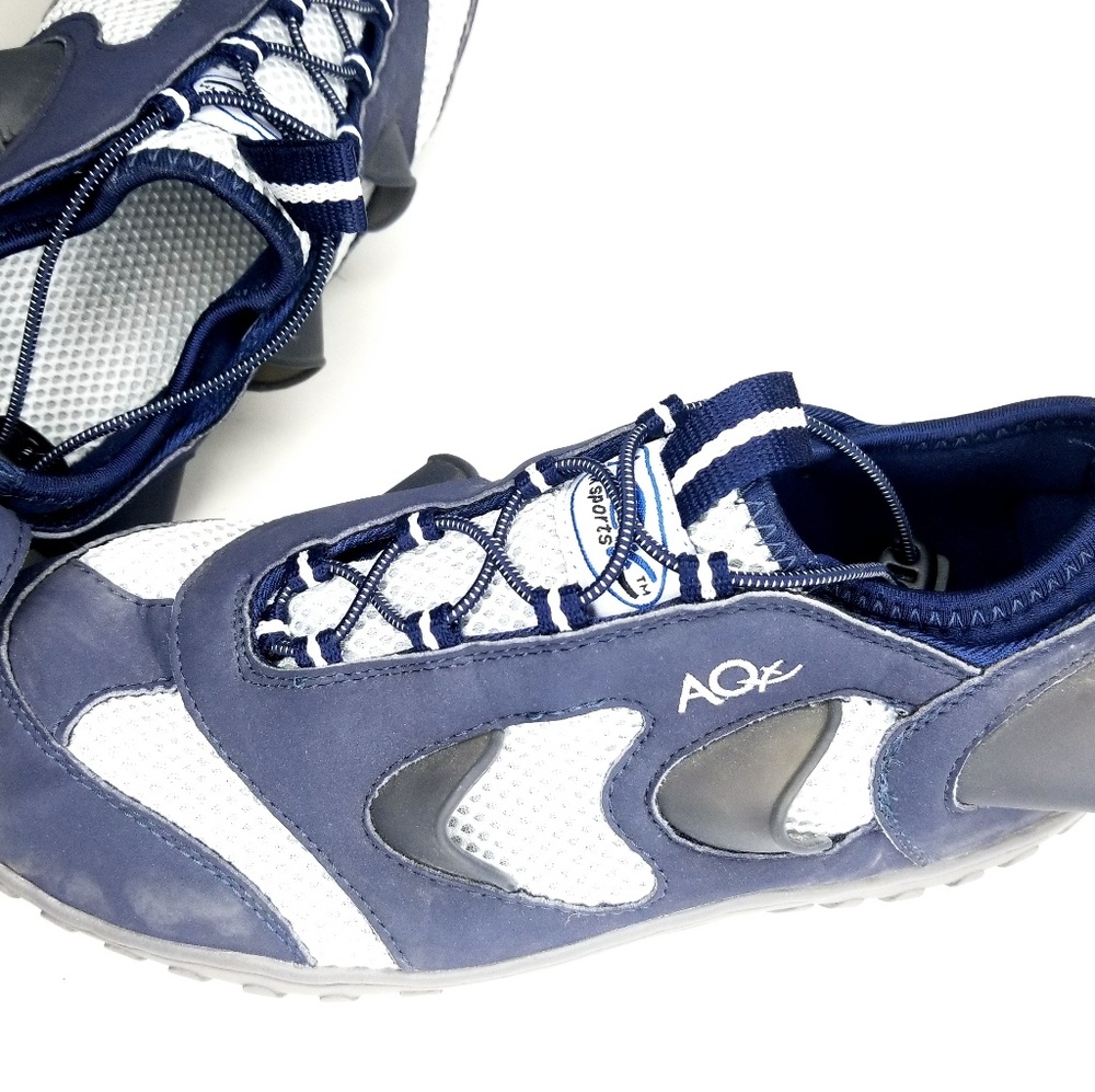 AQx 1001 Water Shoes Men's Size 8 Navy Blue - Picture 7 of 8